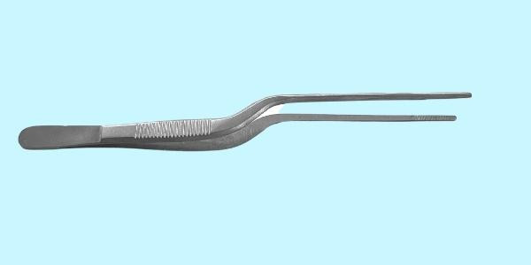Bayonet Forceps, to apply nasal packing