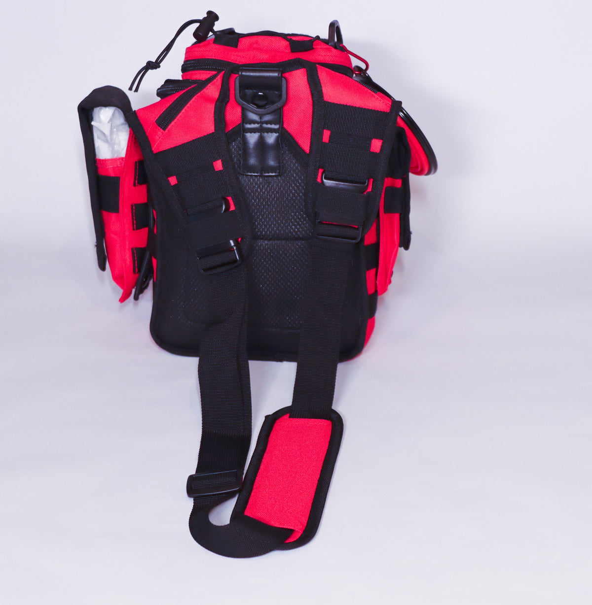 Ultimate Pet and Parent First Aid Kit Back view, one shoulder strap