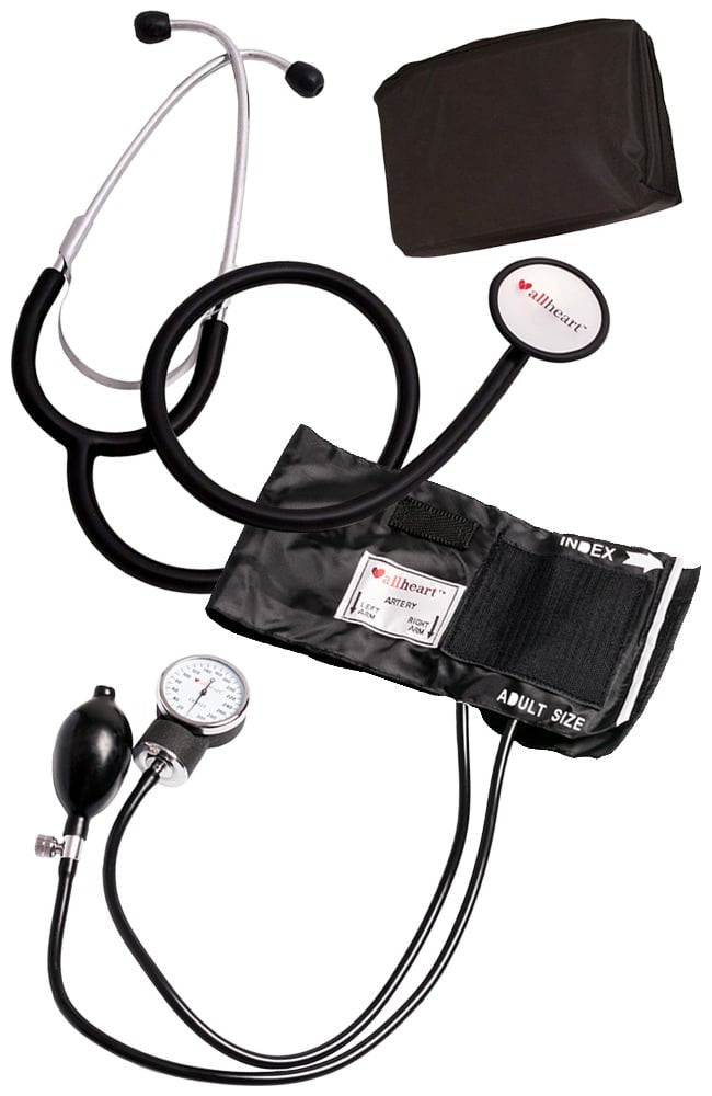 Blood Pressure Cuff and Stethoscope Set