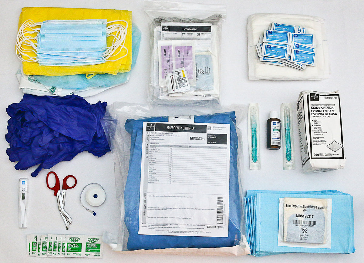 First Aid Emergency Deluxe Labor and Baby Delivery OB Kit with the Special Suture Kit included