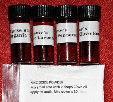 Organic Essential Oil 4 Pack with Zinc Oxide