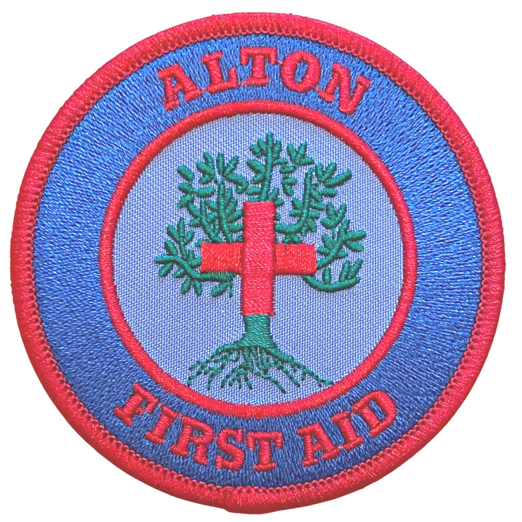 Alton First Aid woven heat seal patch