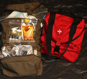 Family Survival Medical First Aid Kit with Natural Remedies Included