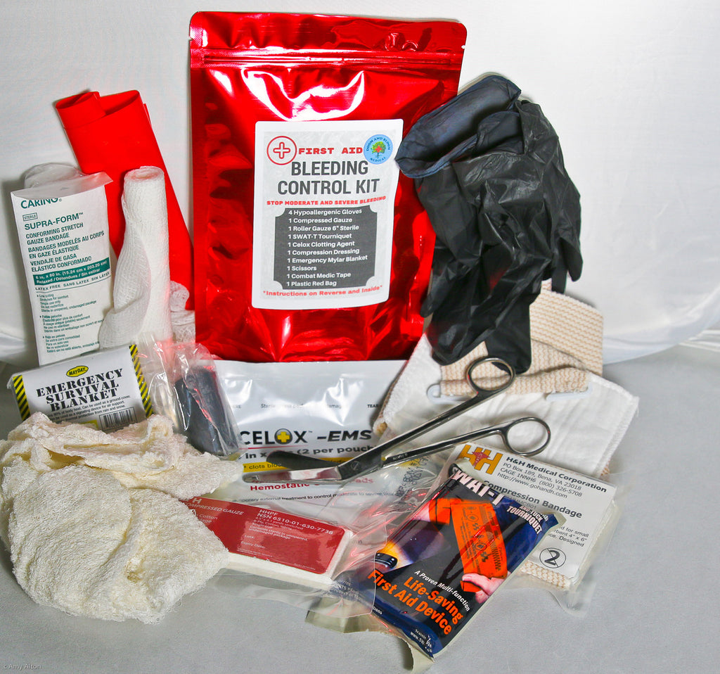 First Aid Kit for  Bleeding Trauma Active Shooter Kit