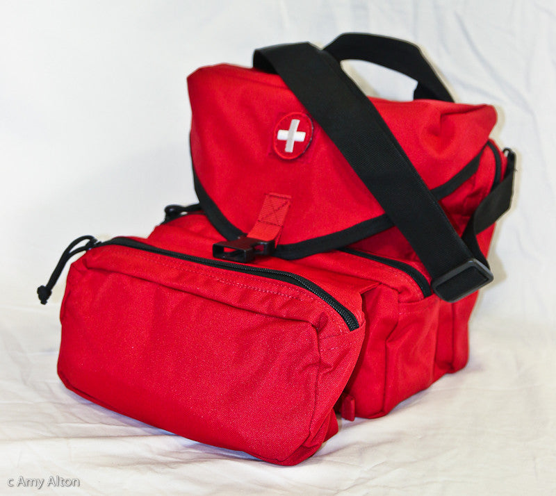 First Aid Portable Trifold Kit Bag