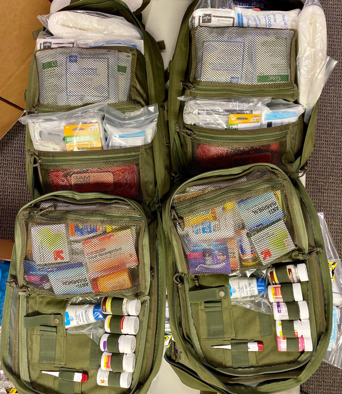 The most complete First Aid Kit for preparedness, survival, RV travel.