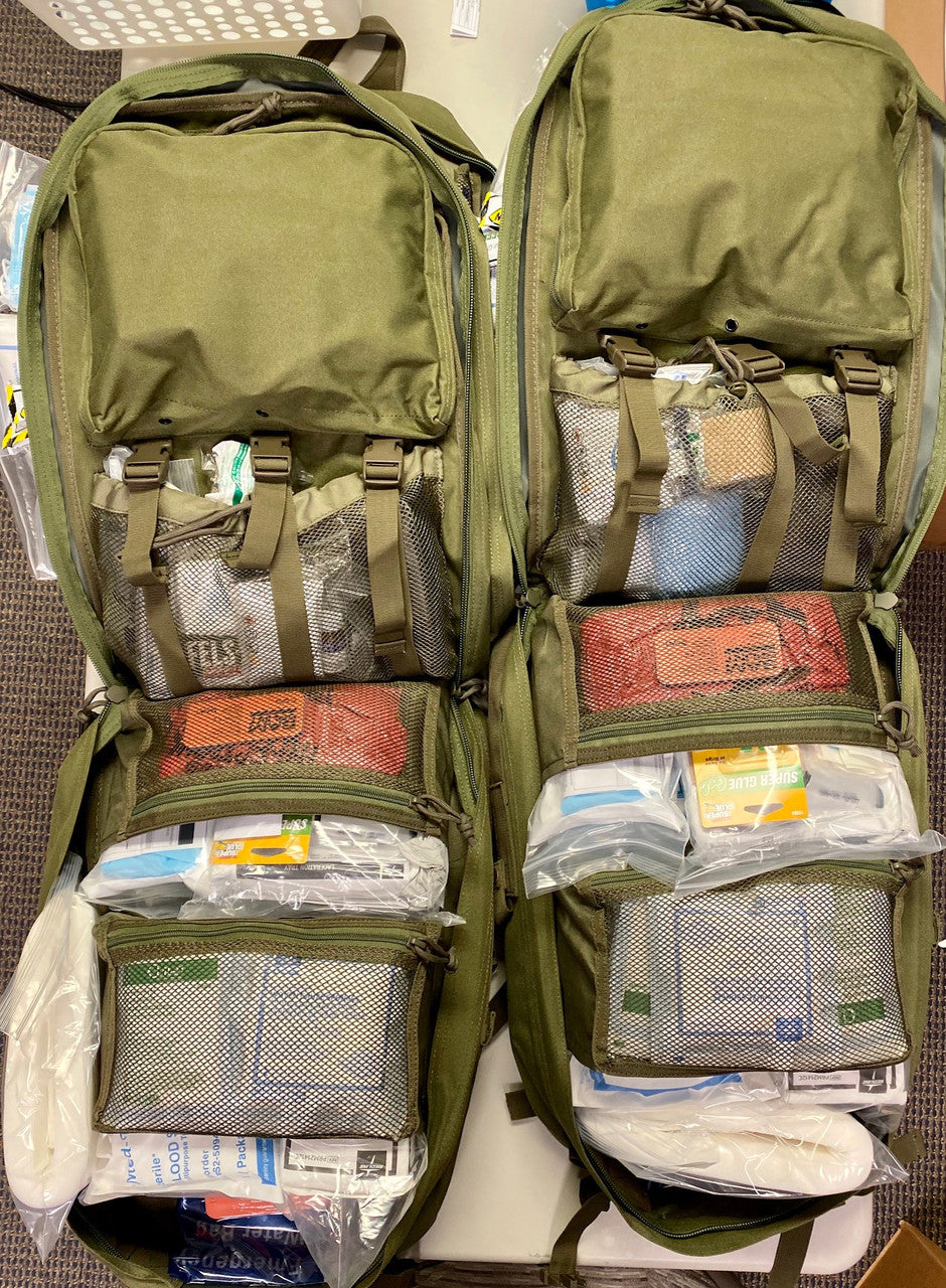 Best First Aid Kit on the market for travel, survival, families, trauma injuries.