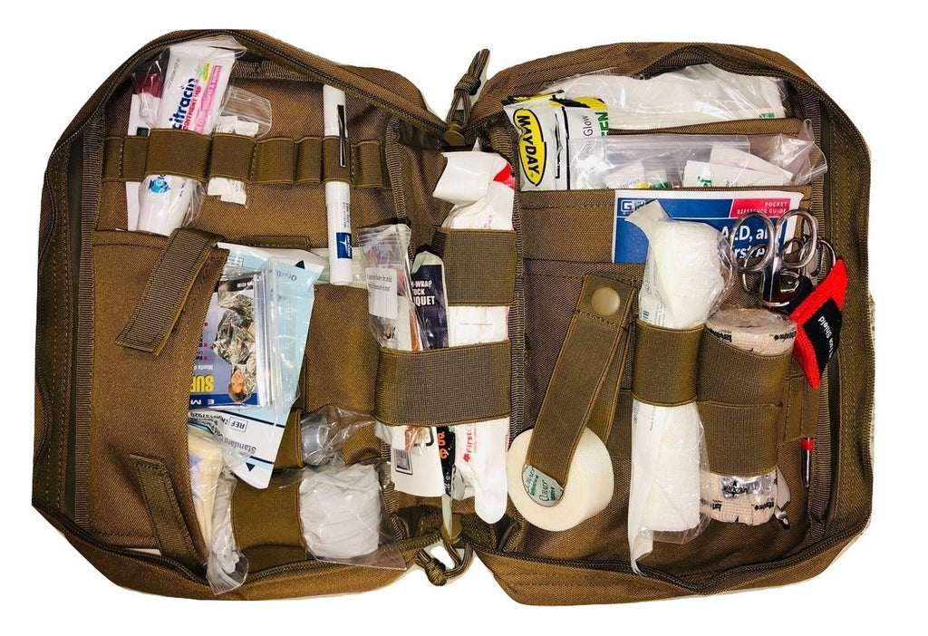 Grab N Go First Aid Kit in Coyote color