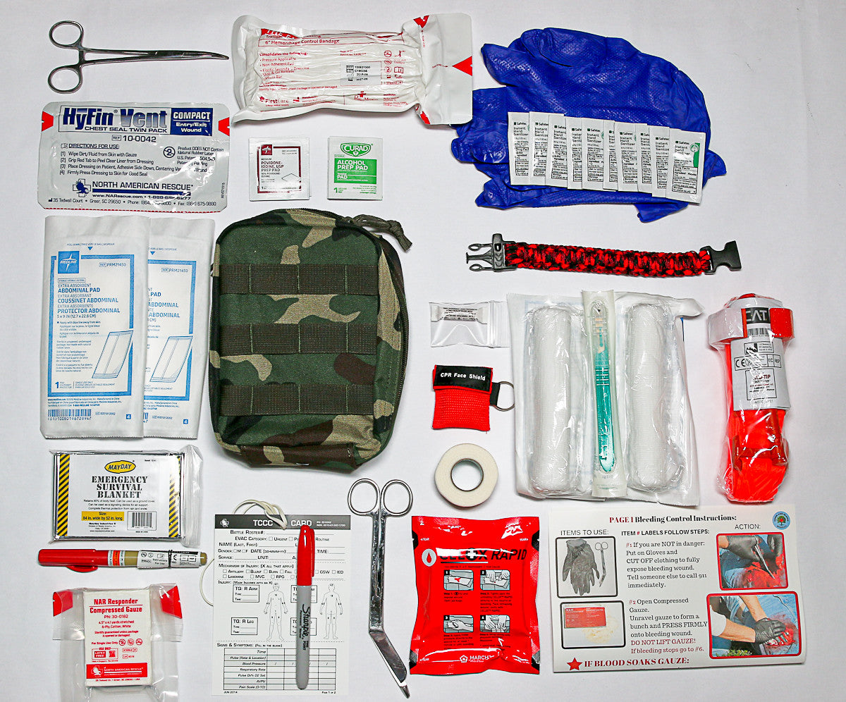 Gunshot Bleeding Control Wound Kit 2020