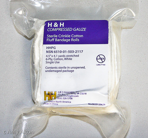 H and H Compressed Gauze