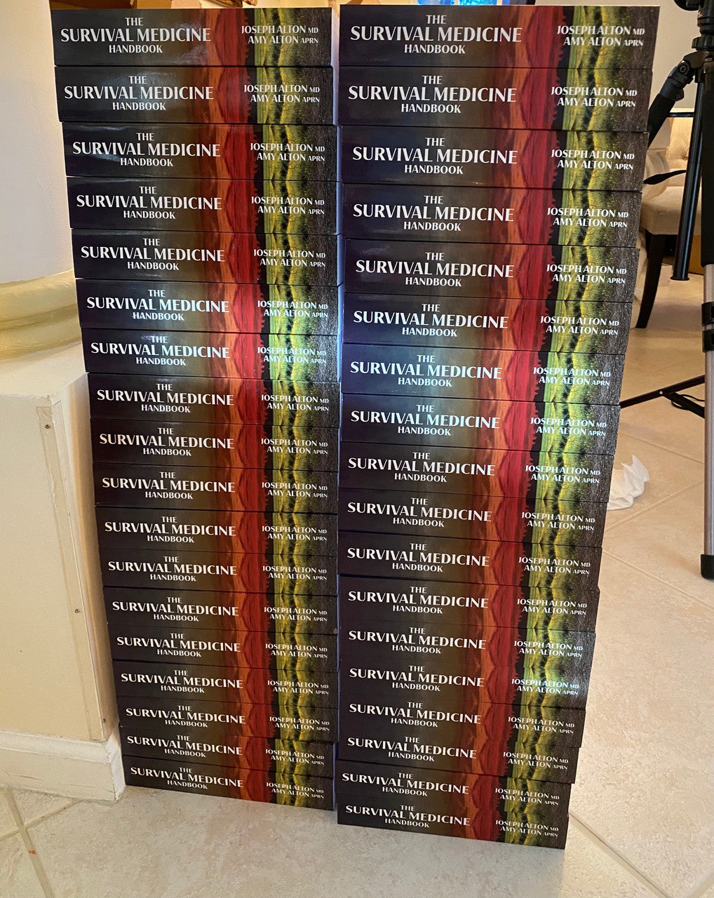 Stack of The Survival Medicine Handbooks
