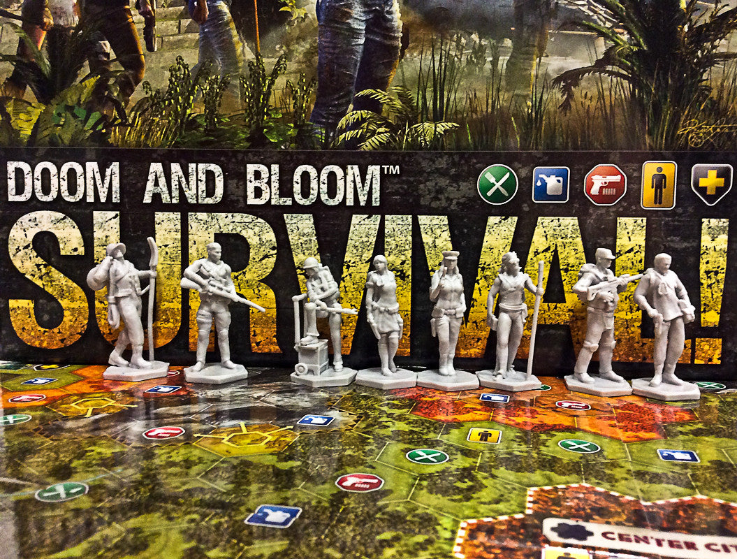 Miniatures for Doom and Bloom SURVIVAL! Board Game