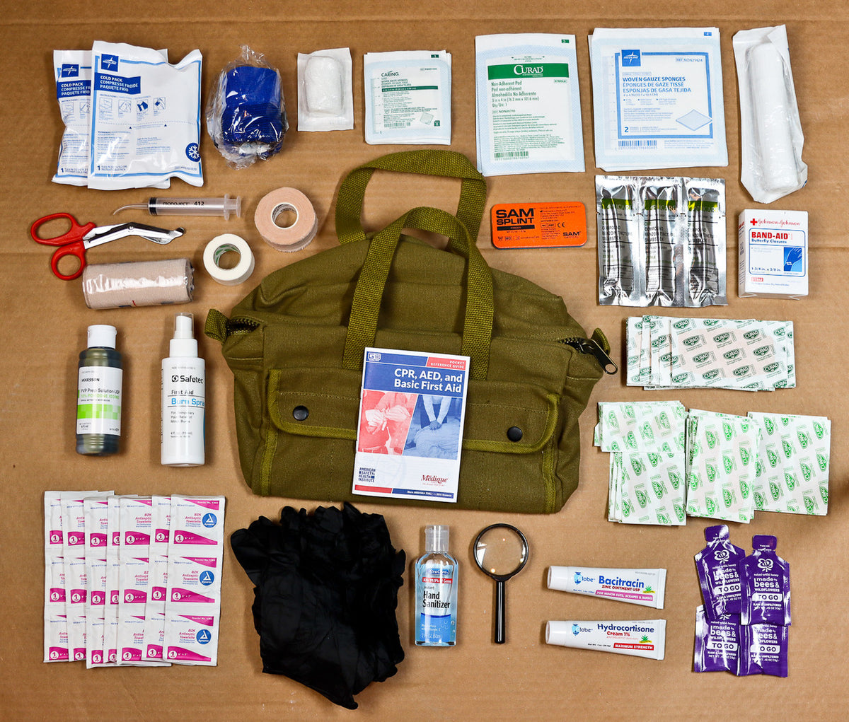 Nurse Amy's Deluxe Minor Wound Care Kit. More items are included than seen in the image.