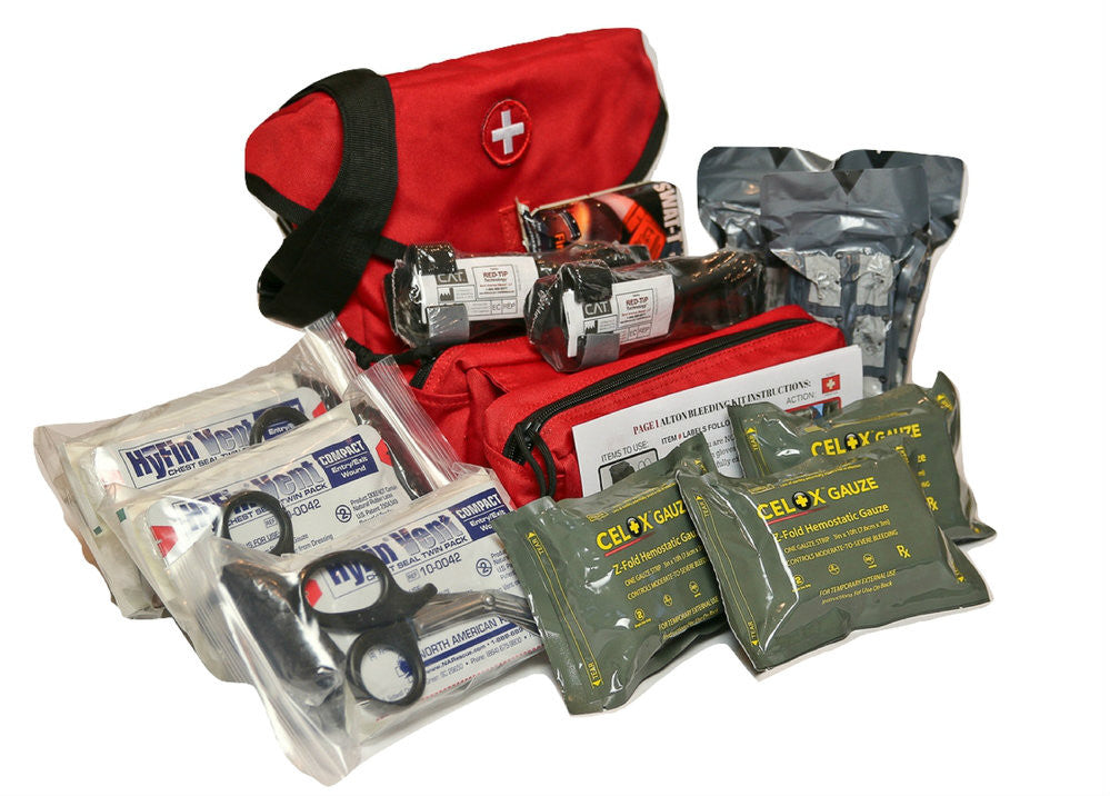 Multi Person Trauma Kit to Stop Bleeding for schools, churches, outdoor activities, and more
