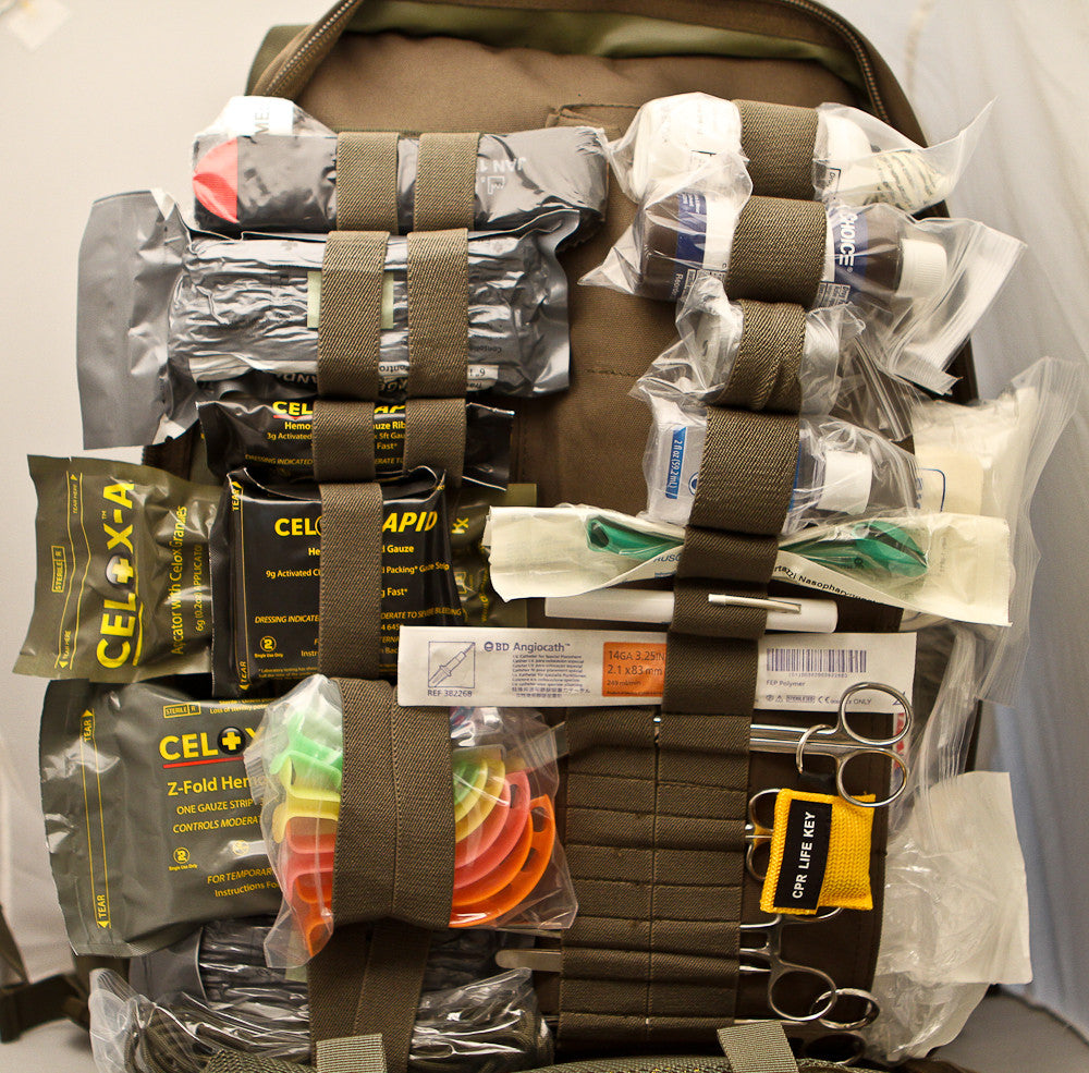 Stomp Trauma First Aid Supreme Kit Bag inside loop section