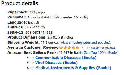 Alton's Antibiotics and Infectious Disease is a 3 Category Best Seller
