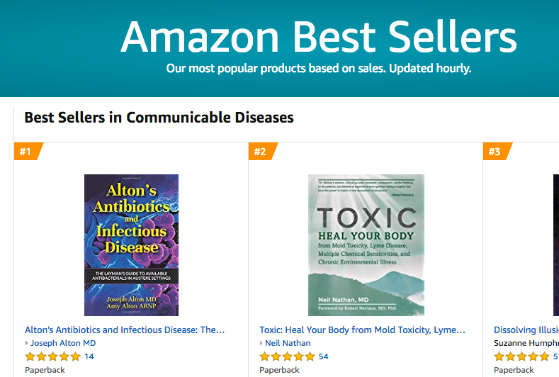Alton's Antibiotics and Infectious Disease is a 3 Category Best Seller and #1 in Communicable Diseases