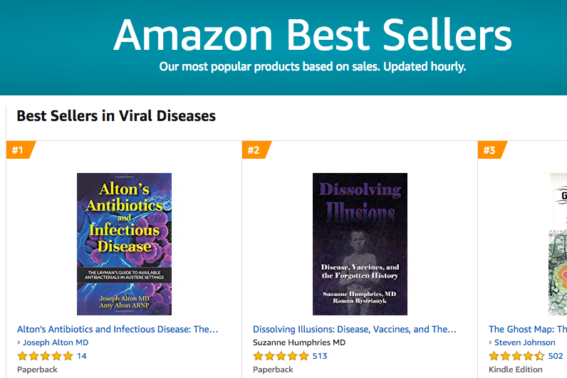 Alton's Antibiotics and Infectious Disease is a 3 Category Best Seller and #1 in Viral Diseases
