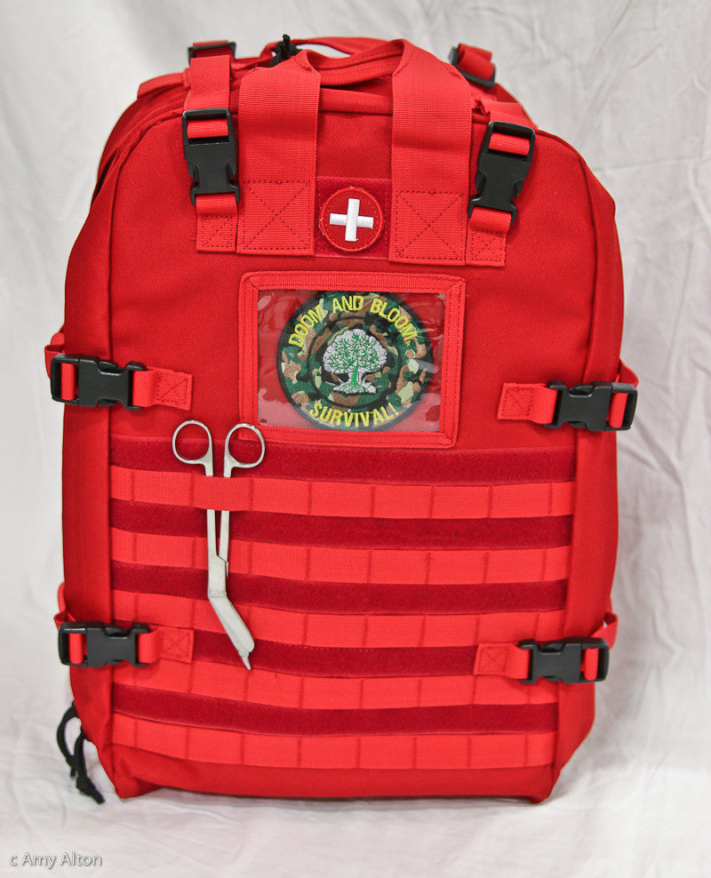 First Aid Kit Backpack Medical Supplies Bag