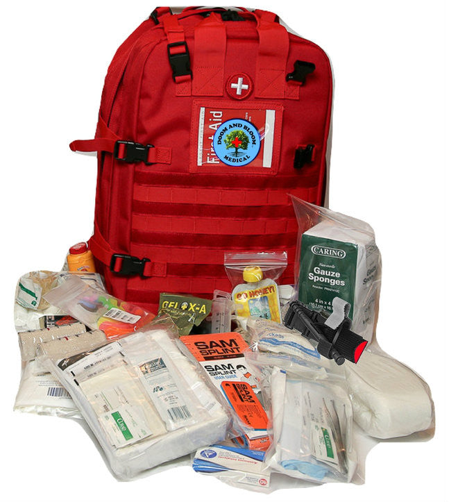 Stomp Plus Trauma and First Aid Kit for disaster supplies, RV travel, boating, camping, car and home use