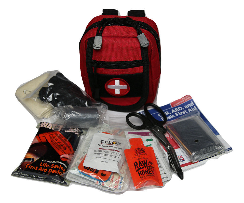 ULTIMATE POCKET GRAB N GO™ FIRST AID KIT produced by Amy Alton a Nurse Practitioner and Joe Alton a Medical Doctor