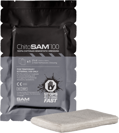 ChitoSam stops severe bleeding